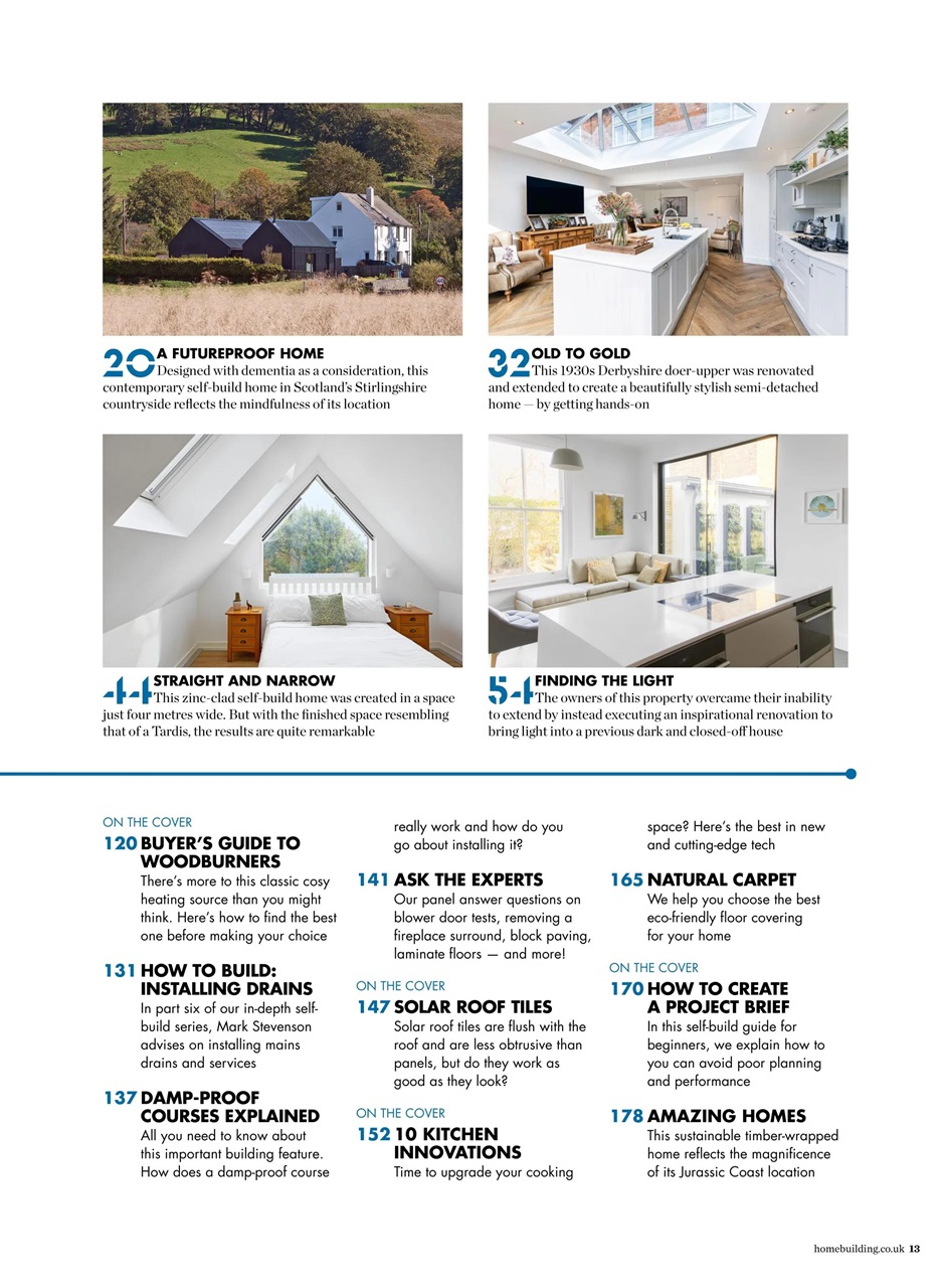 Homebuilding & Renovating Magazine Preview Pages
