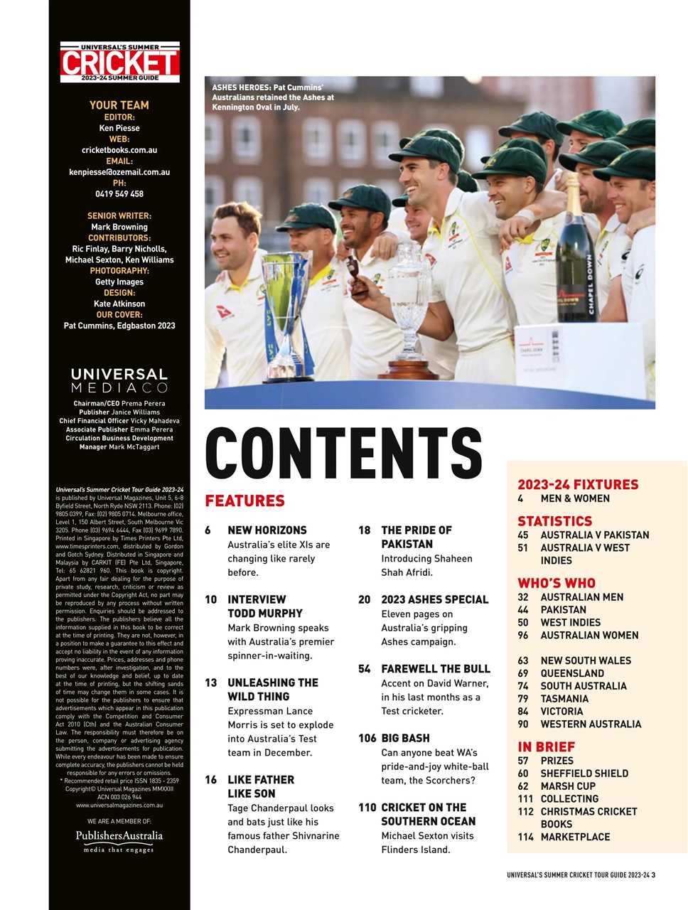 Cricket Summer Guide Preview Pages