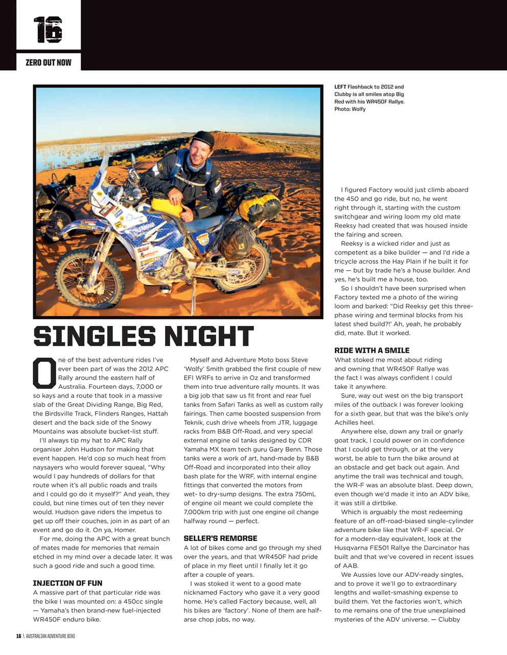 Australian Adventure Bike Preview Pages