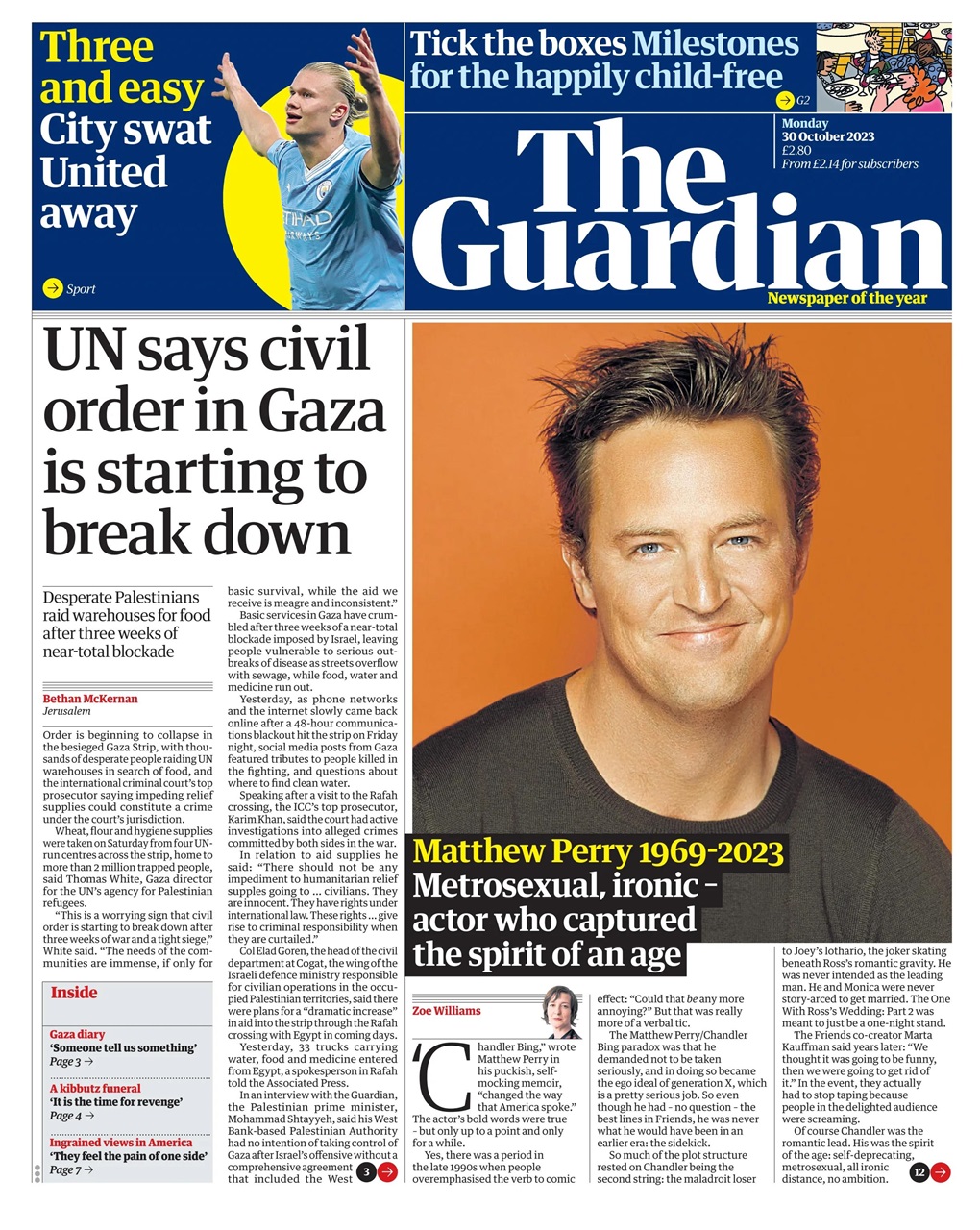 The Guardian Newspaper Preview Pages