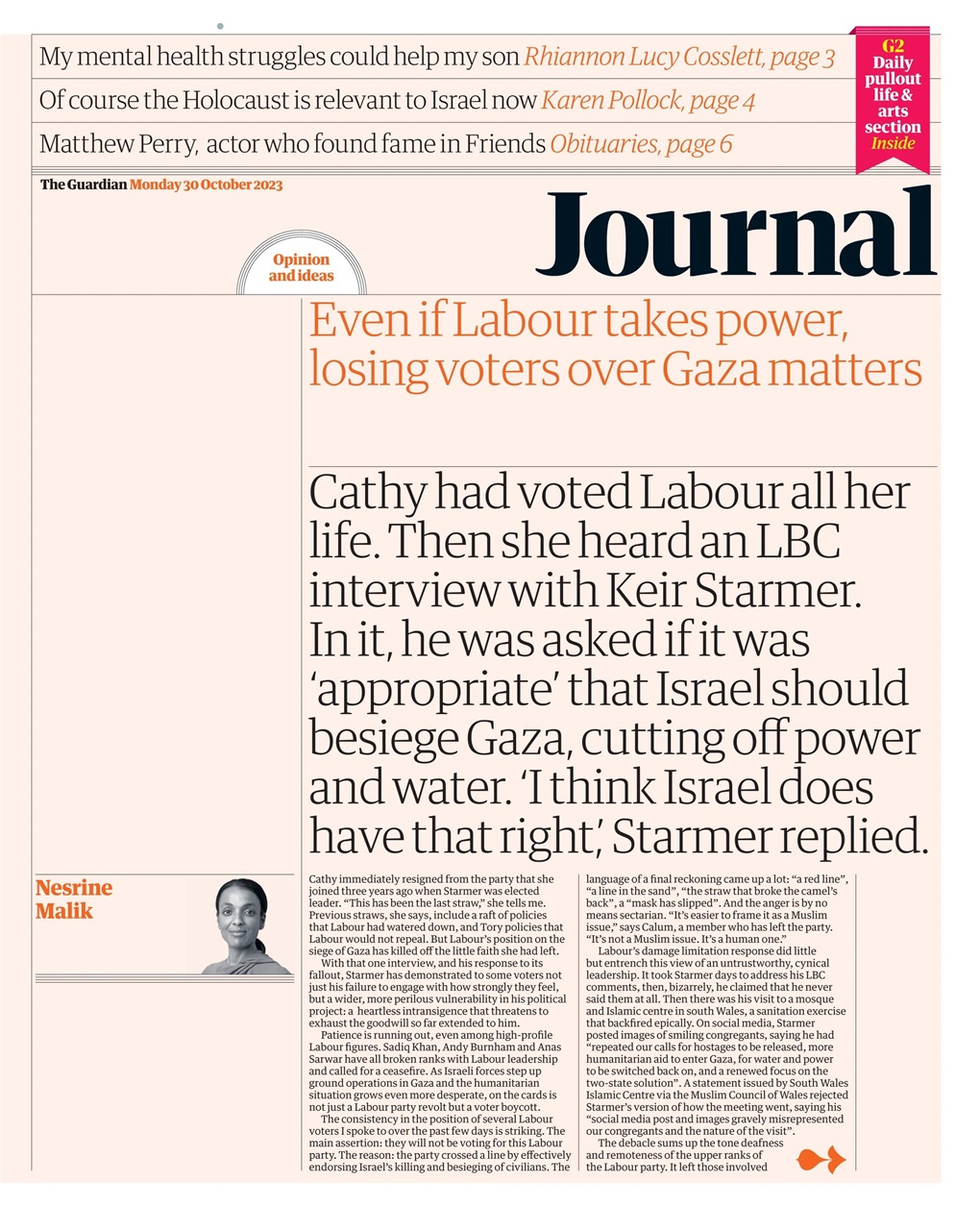 The Guardian Newspaper Preview Pages