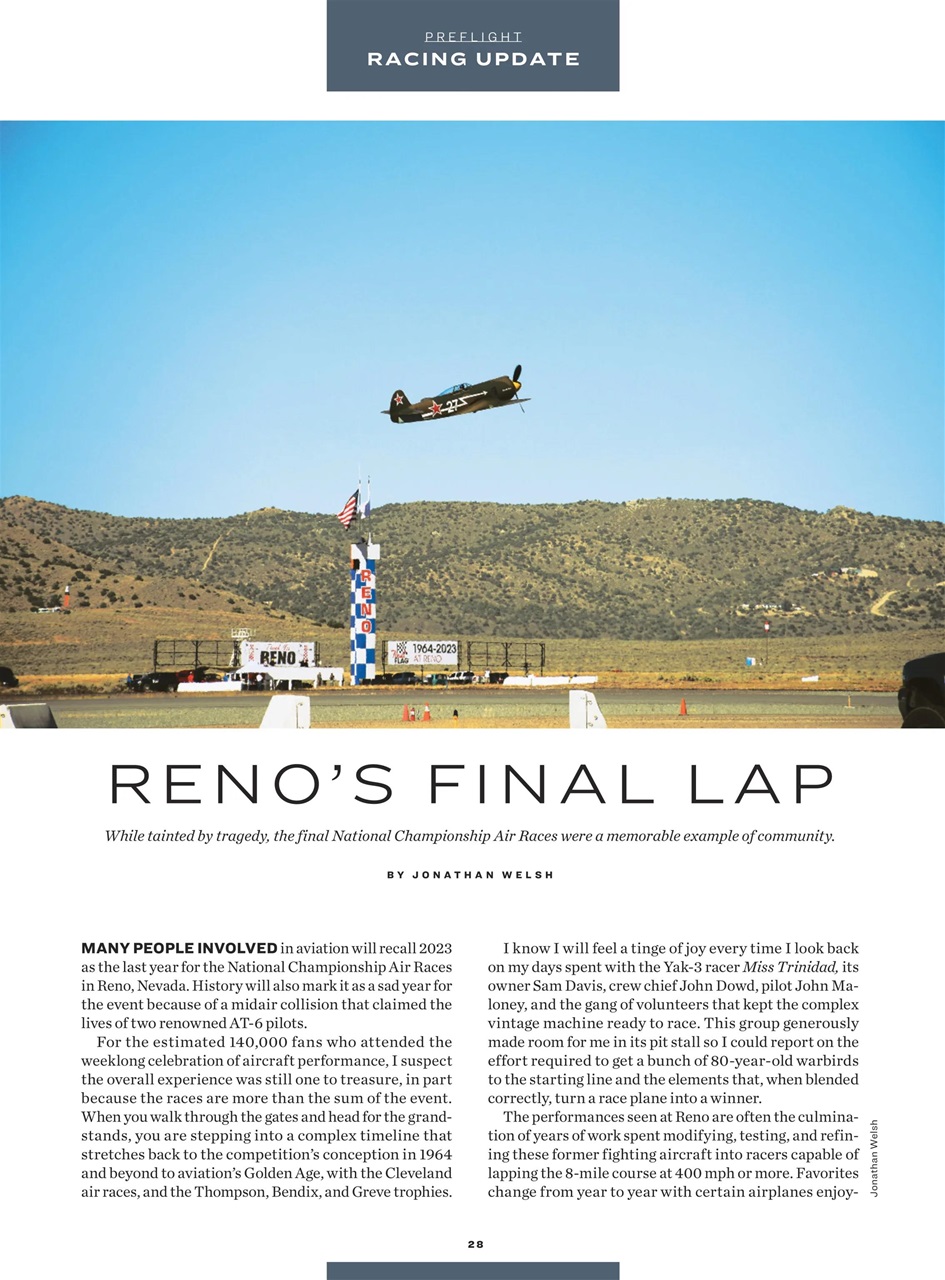 FLYING Magazine Preview Pages