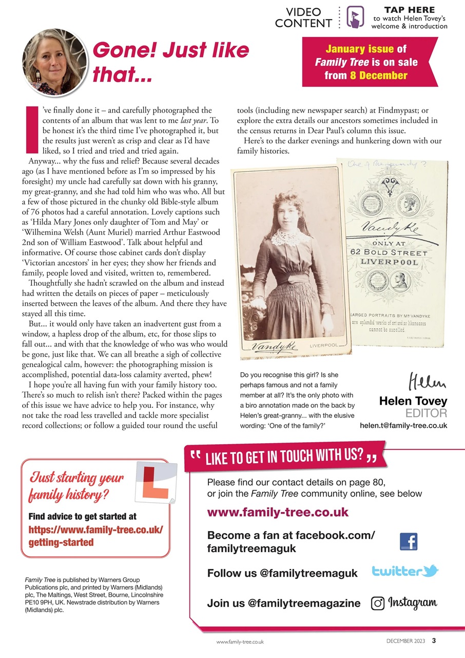 Family Tree Preview Pages