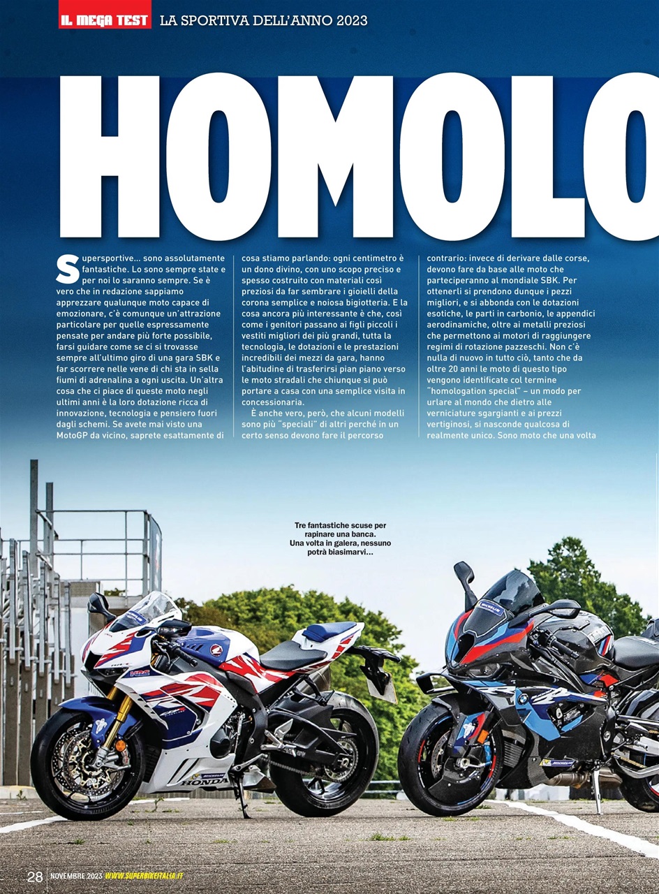 Superbike Italia Preview Pages