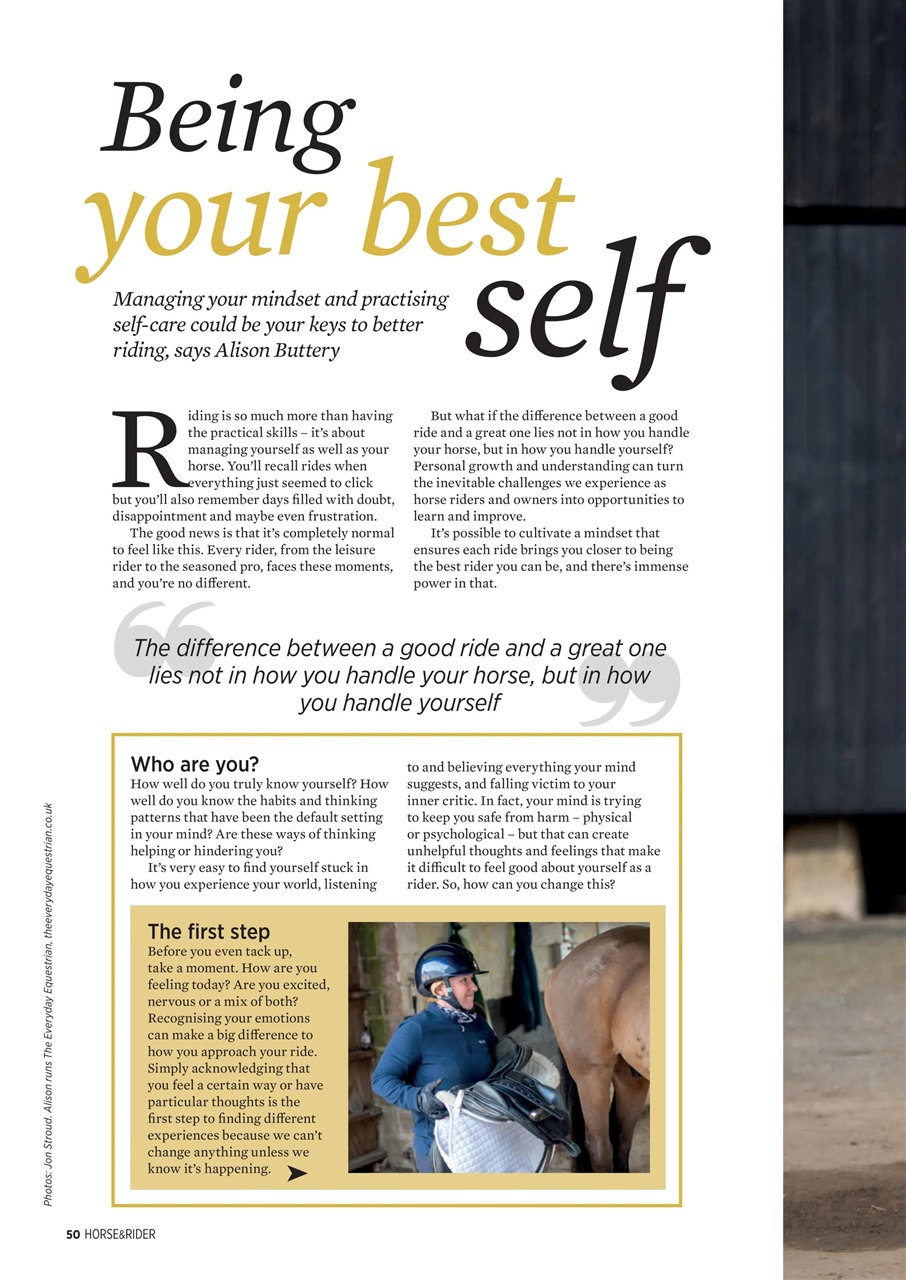 Horse&Rider Magazine - UK equestrian magazine for Horse and Rider Preview Pages