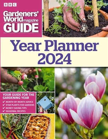 BBC Gardeners’ World Magazine issue Year Planner 2024