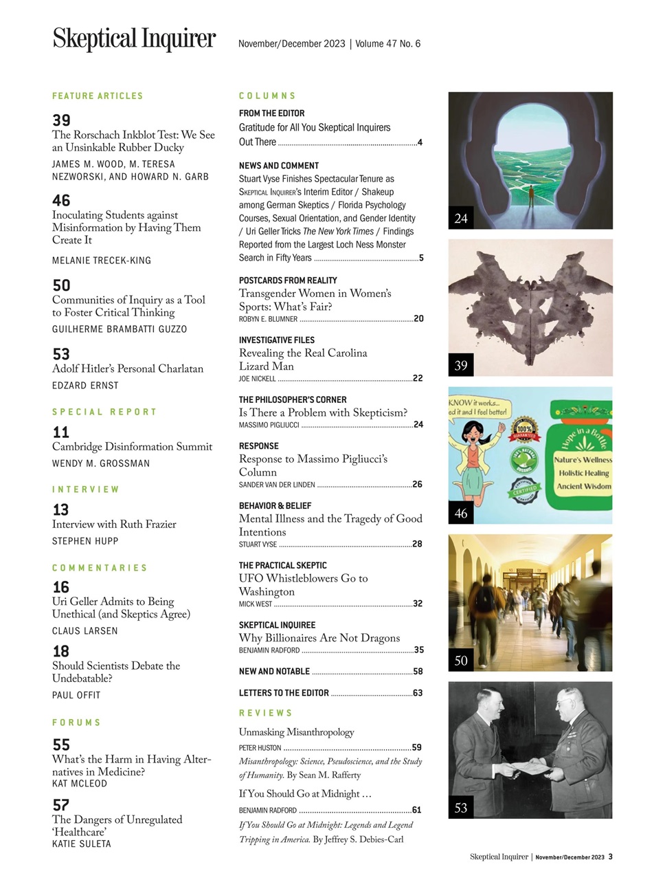 Skeptical Inquirer Preview Pages