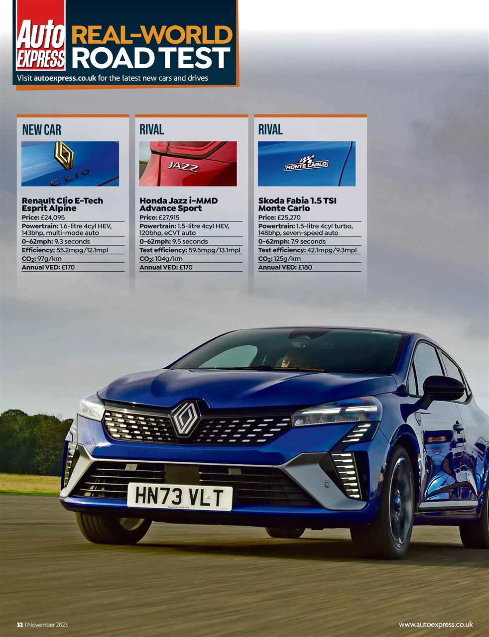 Auto Express Preview Pages
