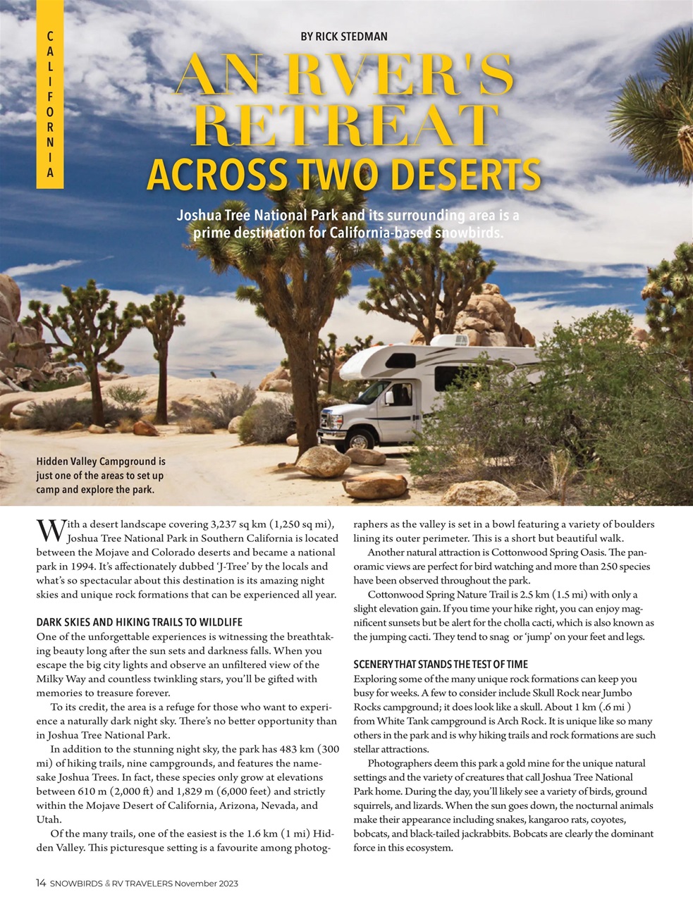 Snowbirds & RV Travelers Preview Pages
