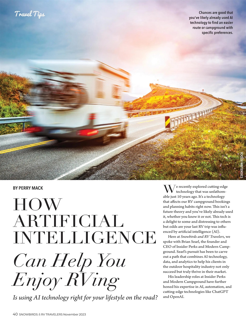 Snowbirds & RV Travelers Preview Pages