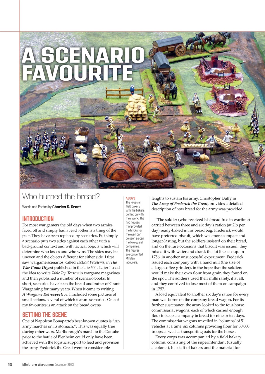 Miniature Wargames Preview Pages