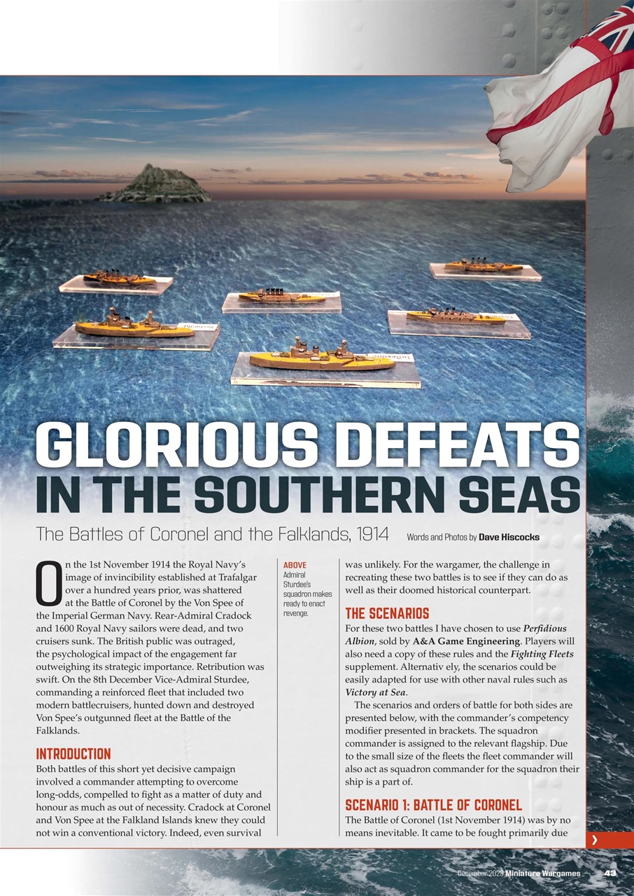 Miniature Wargames Preview Pages