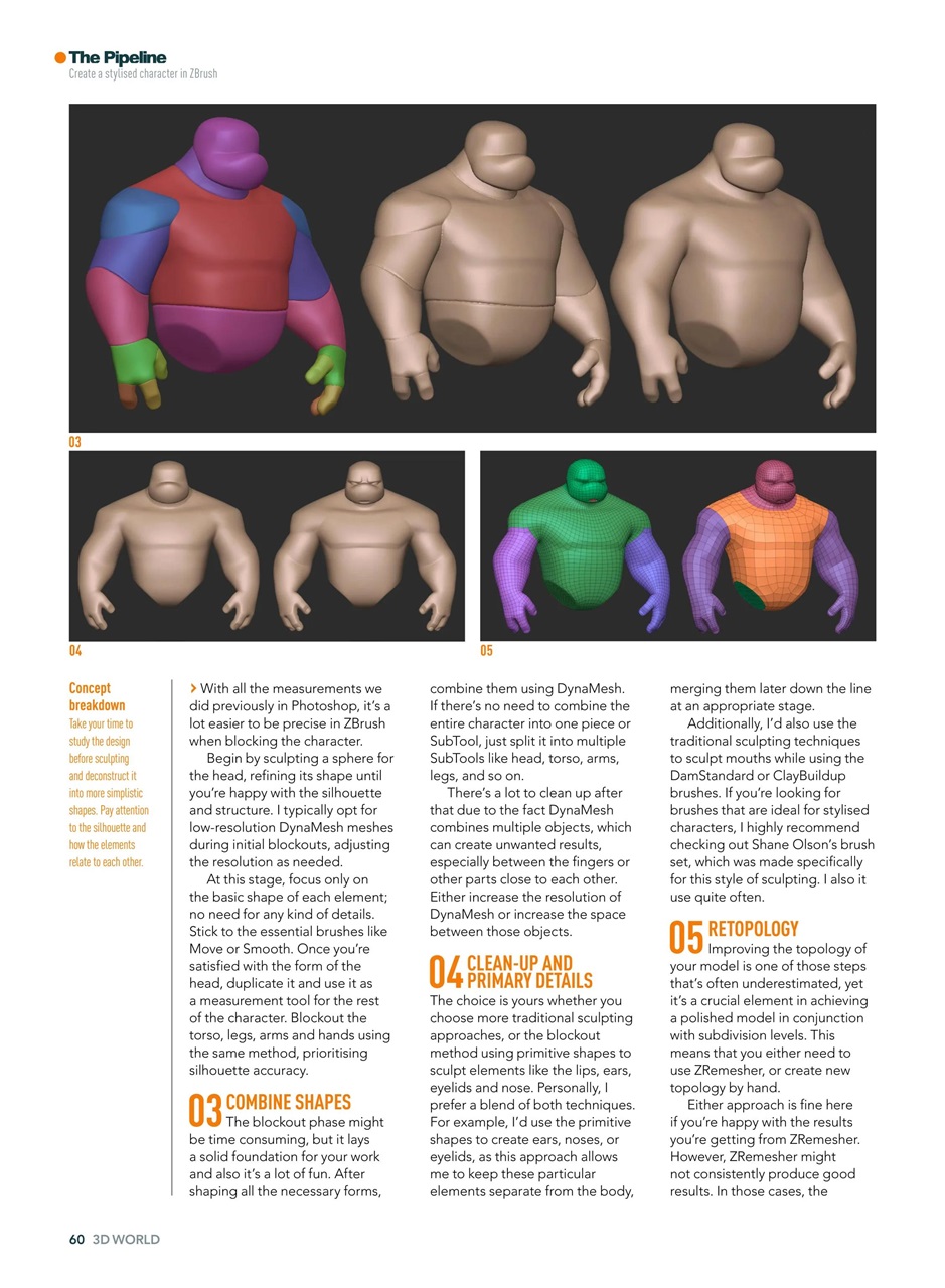 3D World Preview Pages