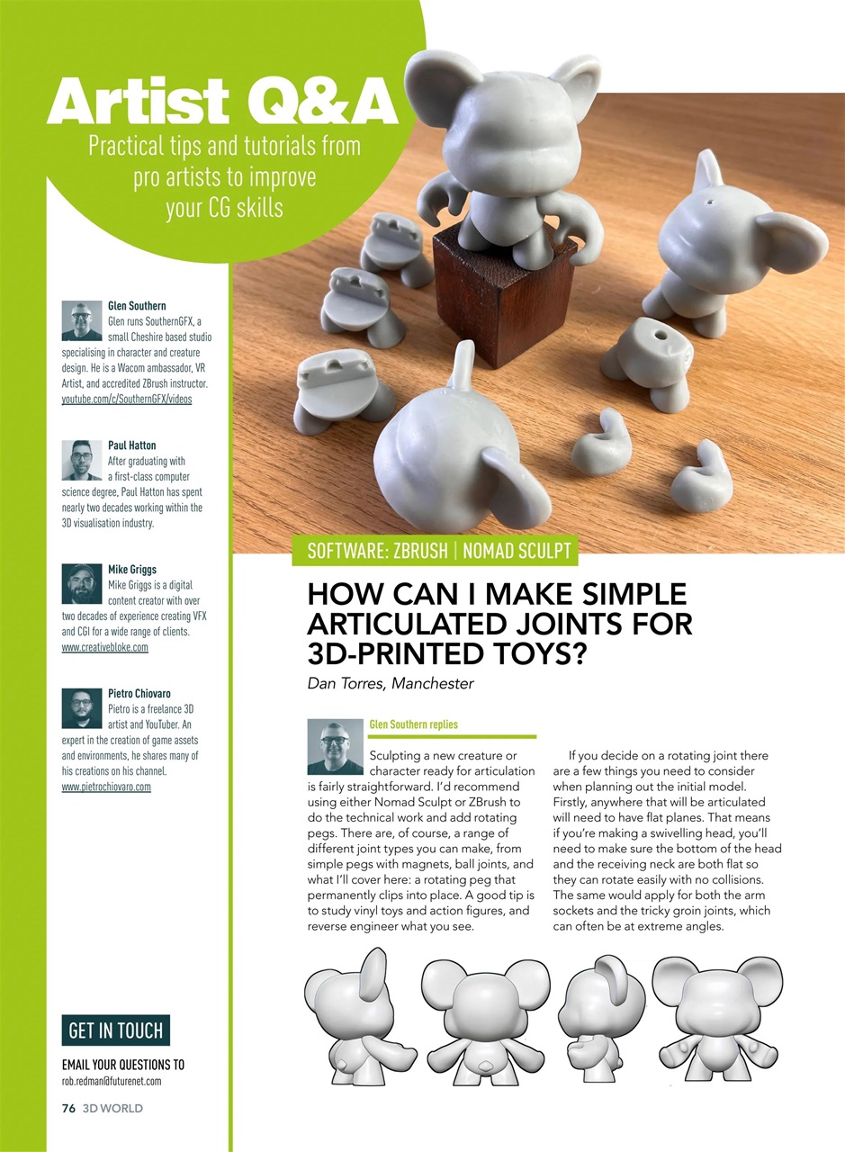 3D World Preview Pages