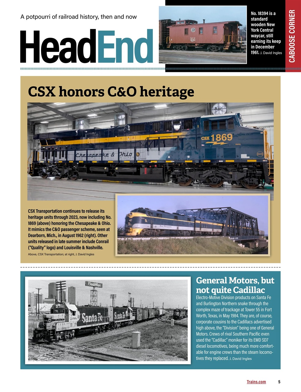 Classic Trains Preview Pages