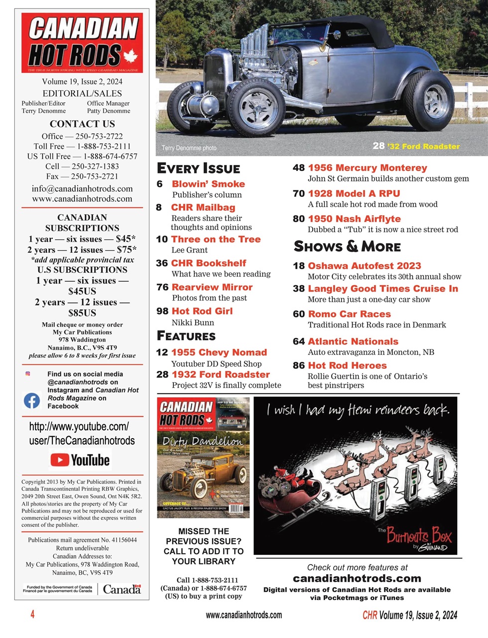 Canadian Hot Rods Preview Pages