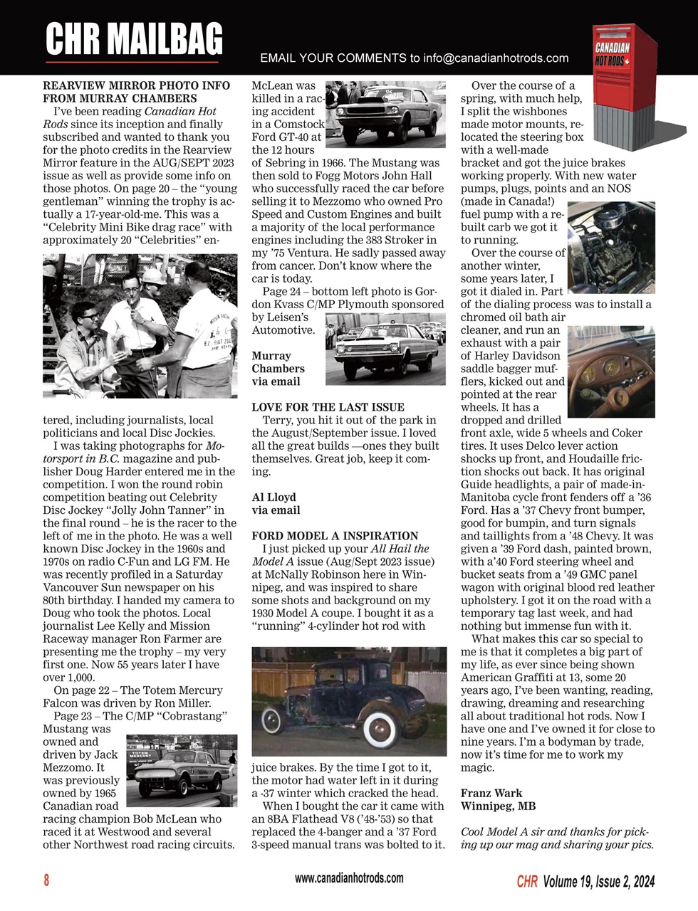 Canadian Hot Rods Preview Pages