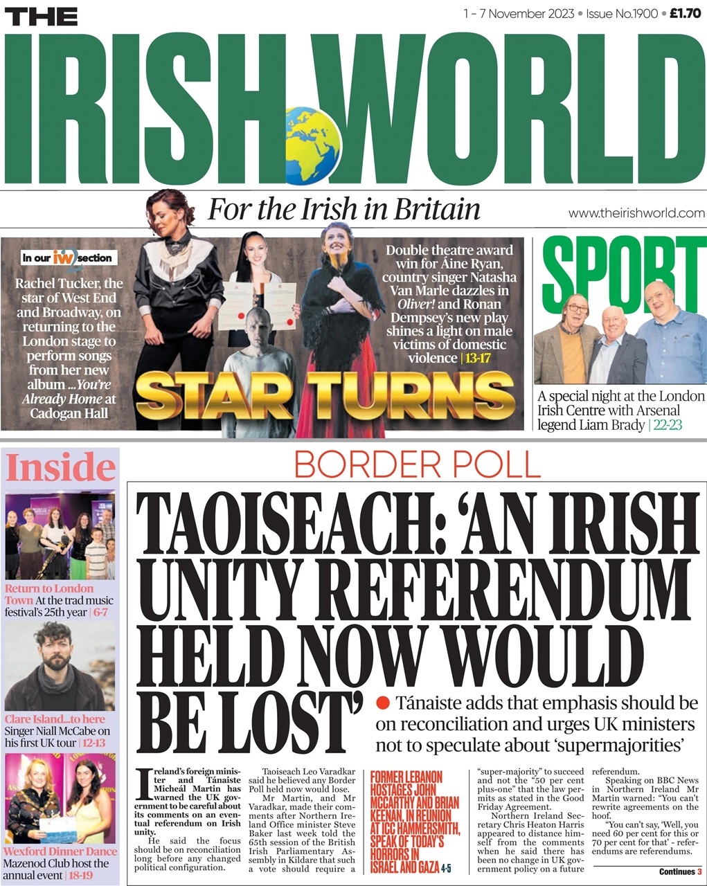 Irish World Preview Pages
