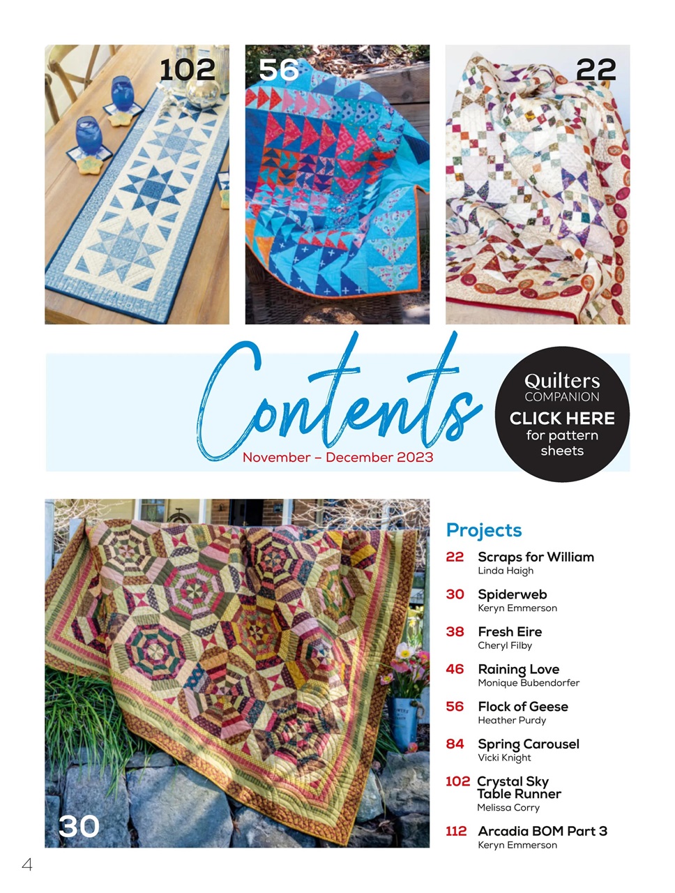 Quilters Companion Preview Pages
