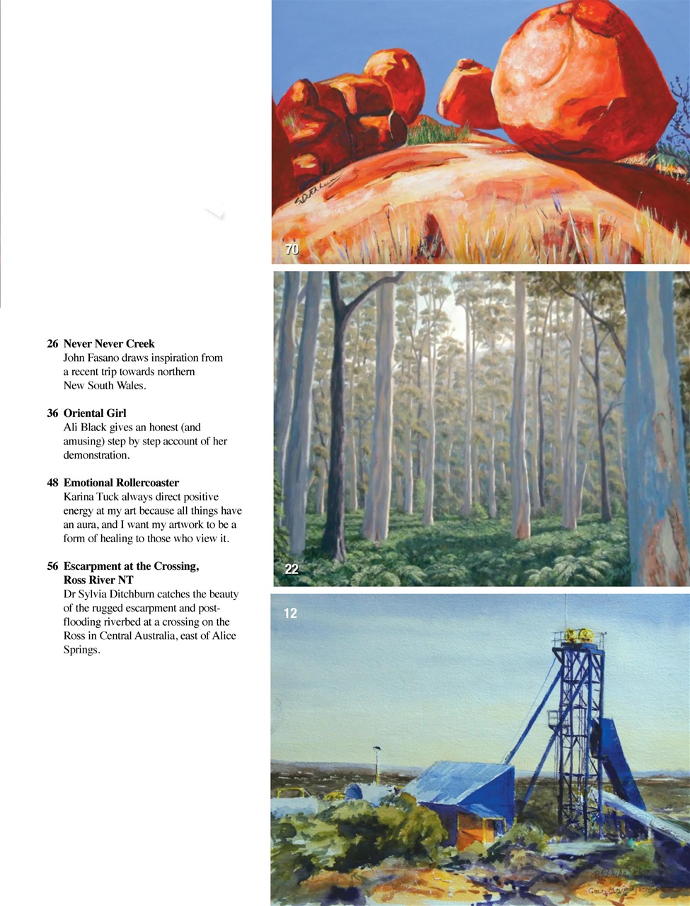 Artist's Palette Preview Pages