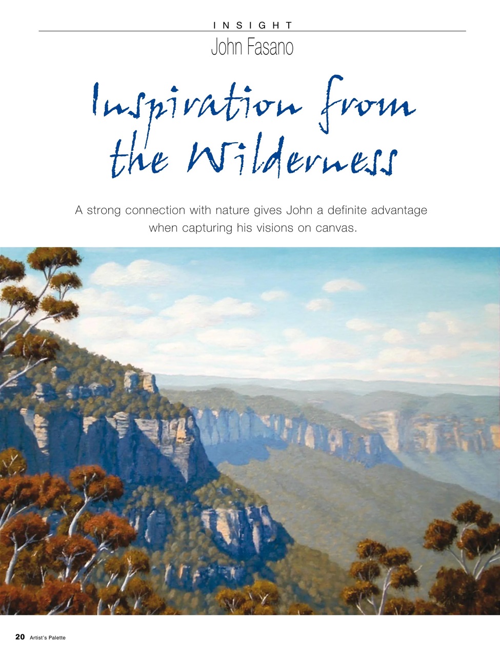 Artist's Palette Preview Pages