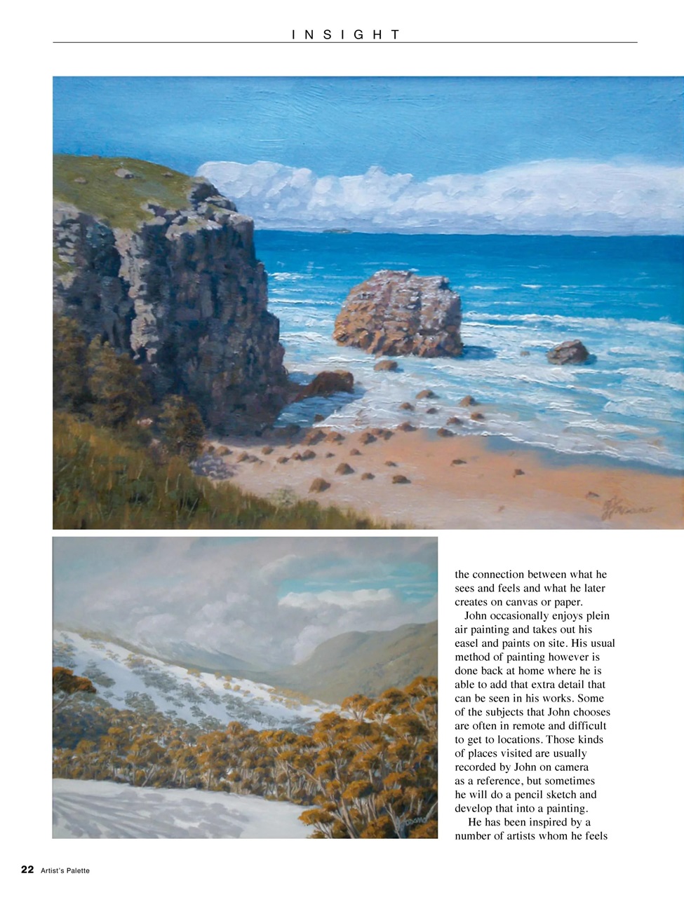 Artist's Palette Preview Pages