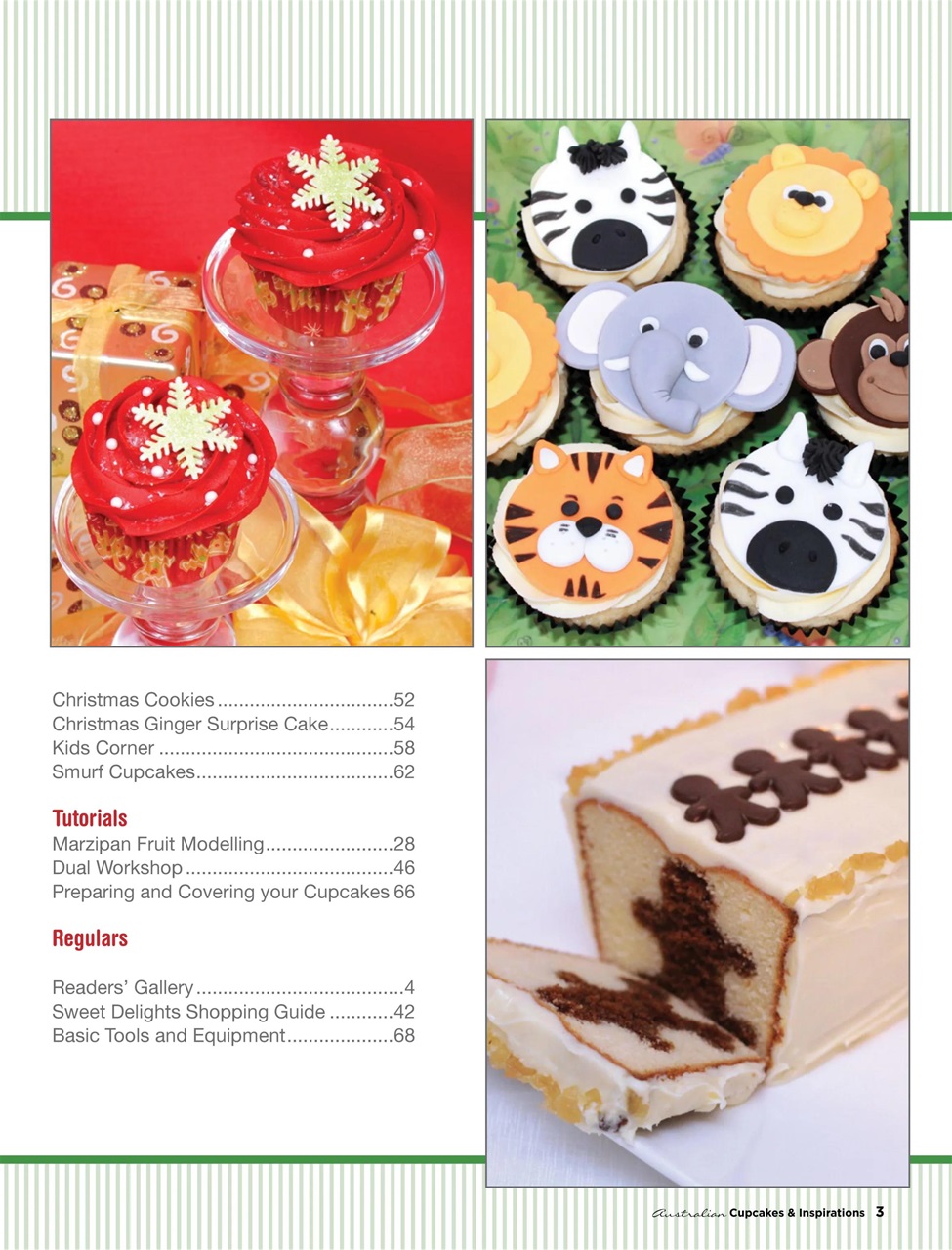 Australian Cupcakes and Inspirations Preview Pages