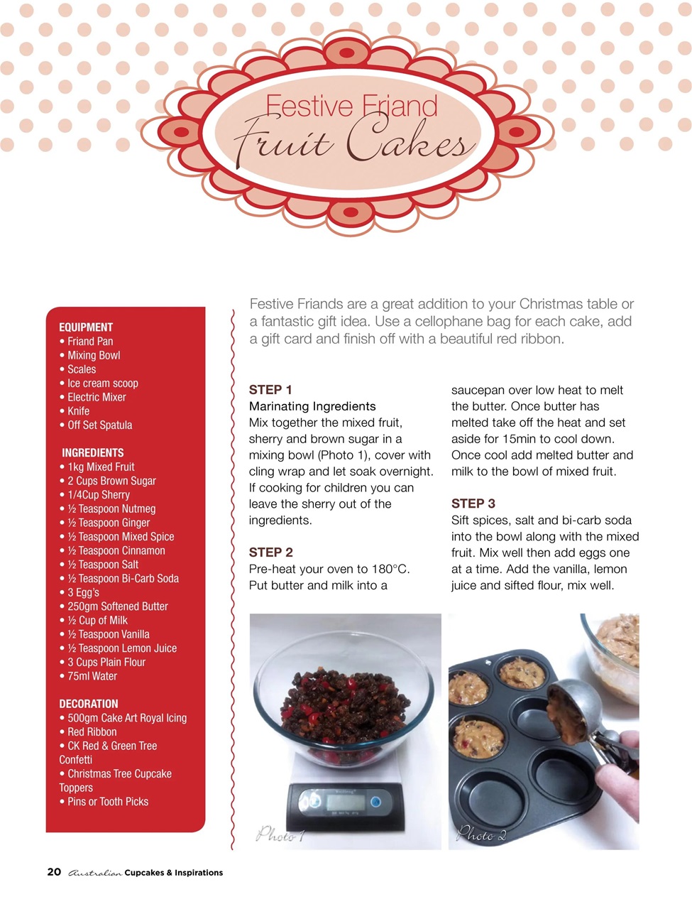 Australian Cupcakes and Inspirations Preview Pages