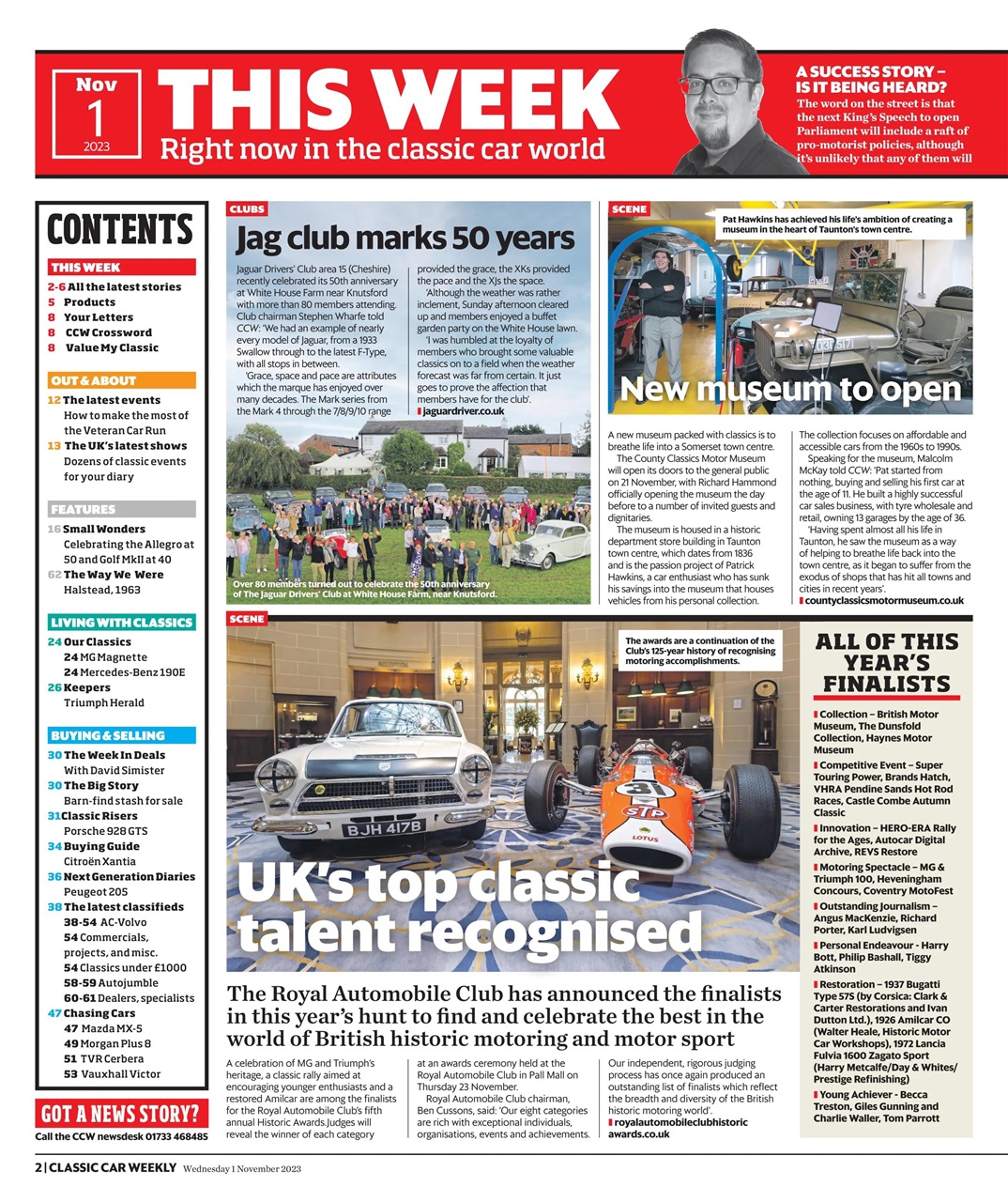 Classic Car Weekly Preview Pages