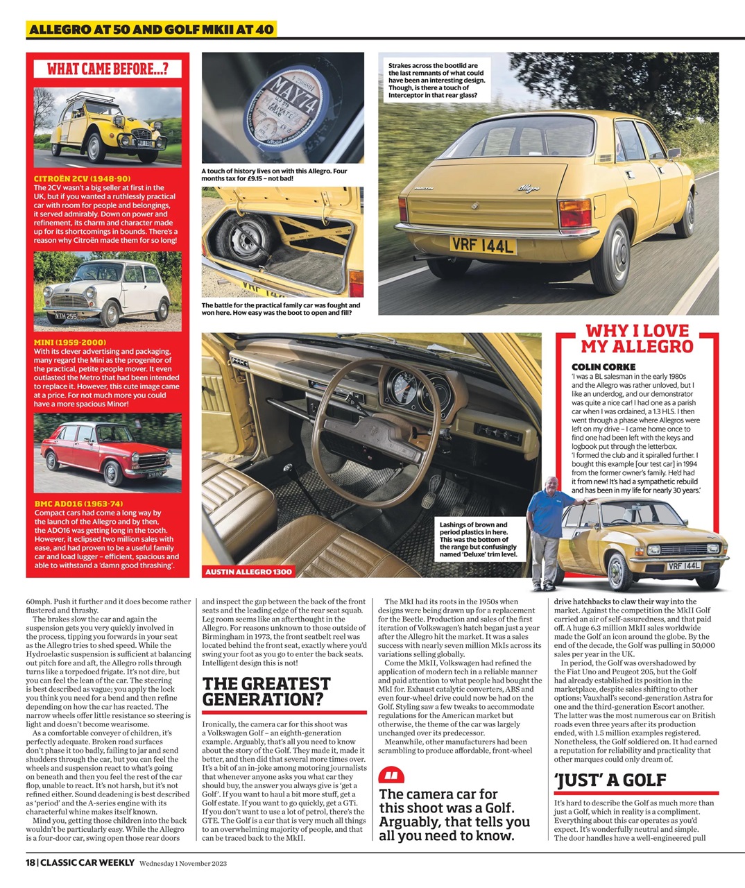 Classic Car Weekly Preview Pages
