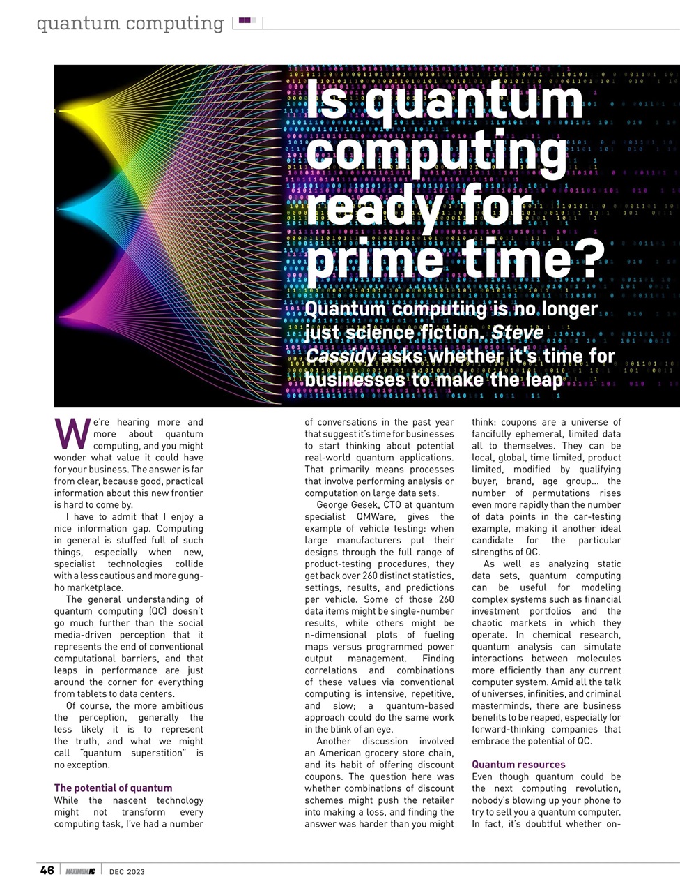 Maximum PC Preview Pages