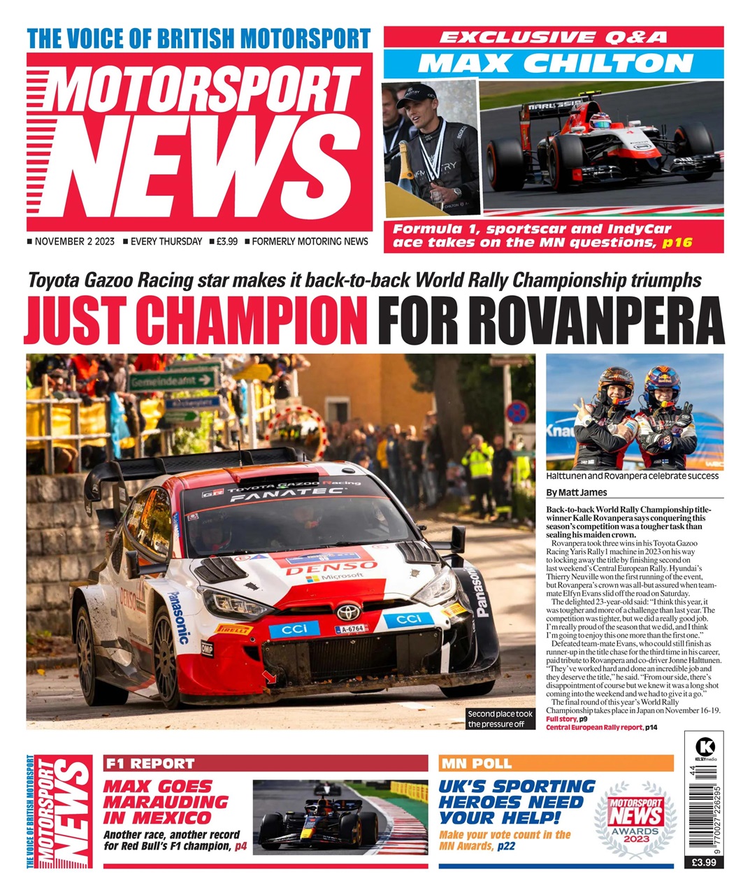 Motorsport News Preview Pages