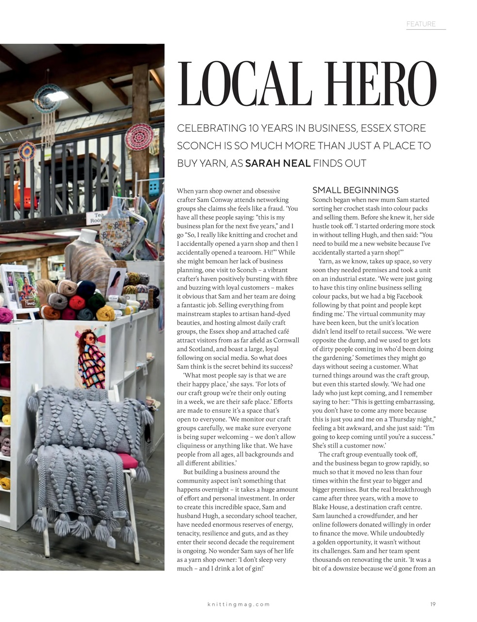 Knitting Preview Pages