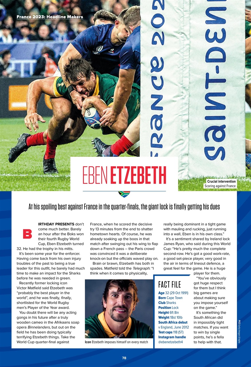Rugby World Preview Pages