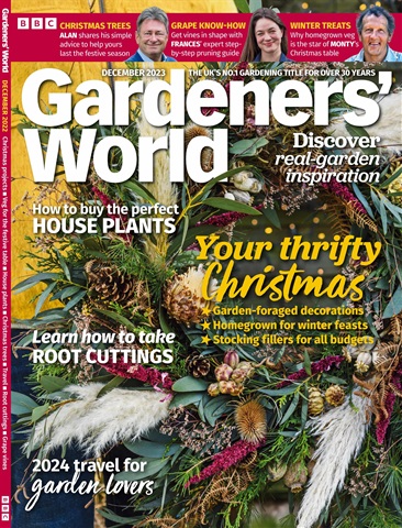 BBC Gardeners’ World Magazine issue December 2023