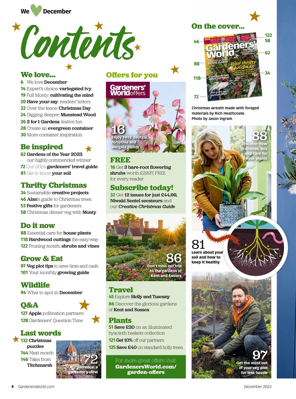 BBC Gardeners’ World Magazine Preview Pages