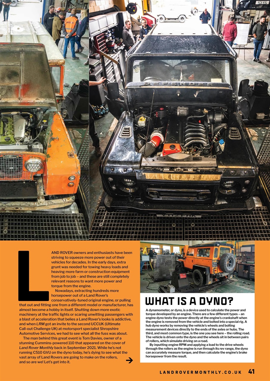 Land Rover Monthly Preview Pages