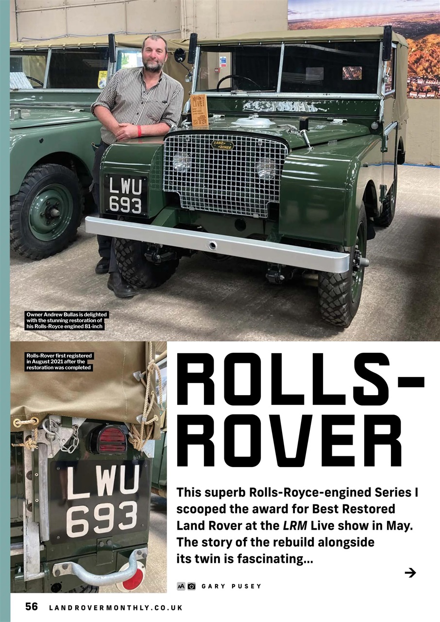 Land Rover Monthly Preview Pages