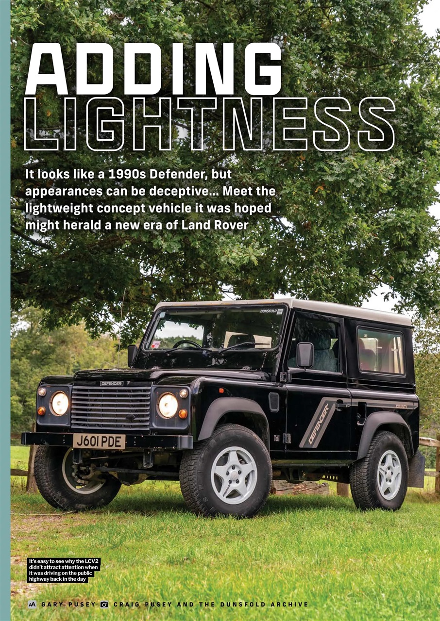 Land Rover Monthly Preview Pages