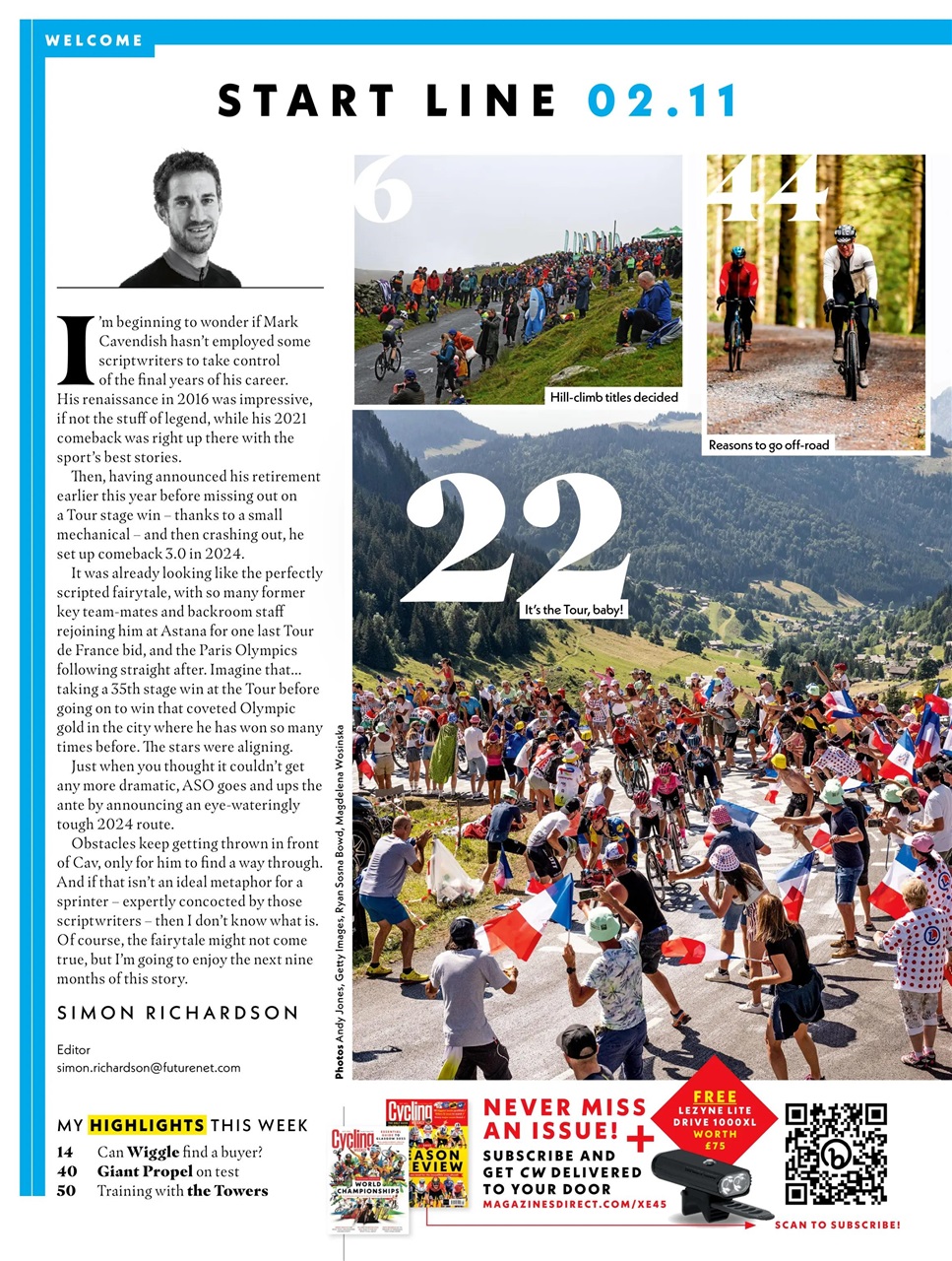 Cycling Weekly Preview Pages