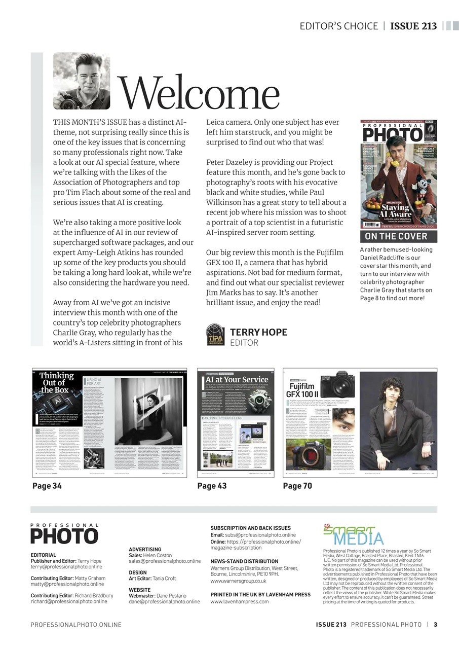 Professional Photo Preview Pages