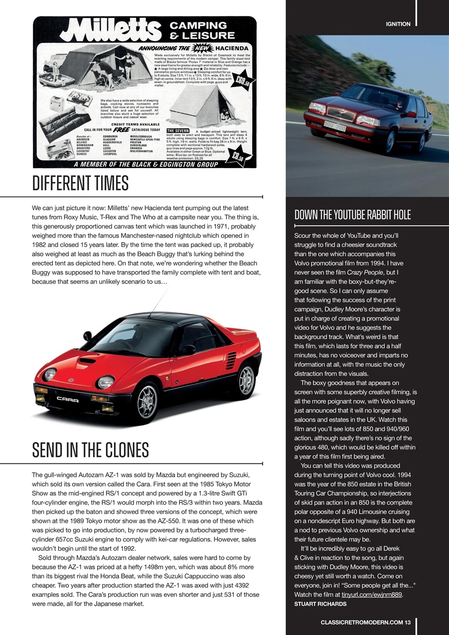 Classic Retro Modern Magazine Preview Pages