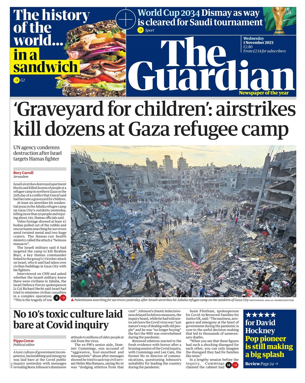 The Guardian Newspaper Preview Pages