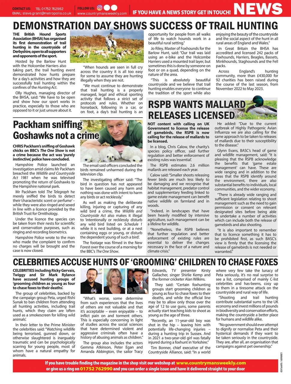 Countryman's Weekly Preview Pages