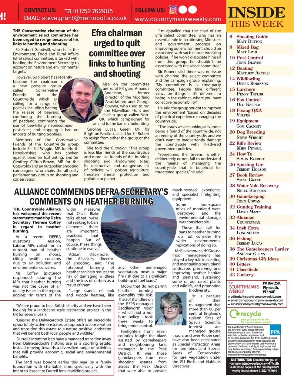 Countryman's Weekly Preview Pages