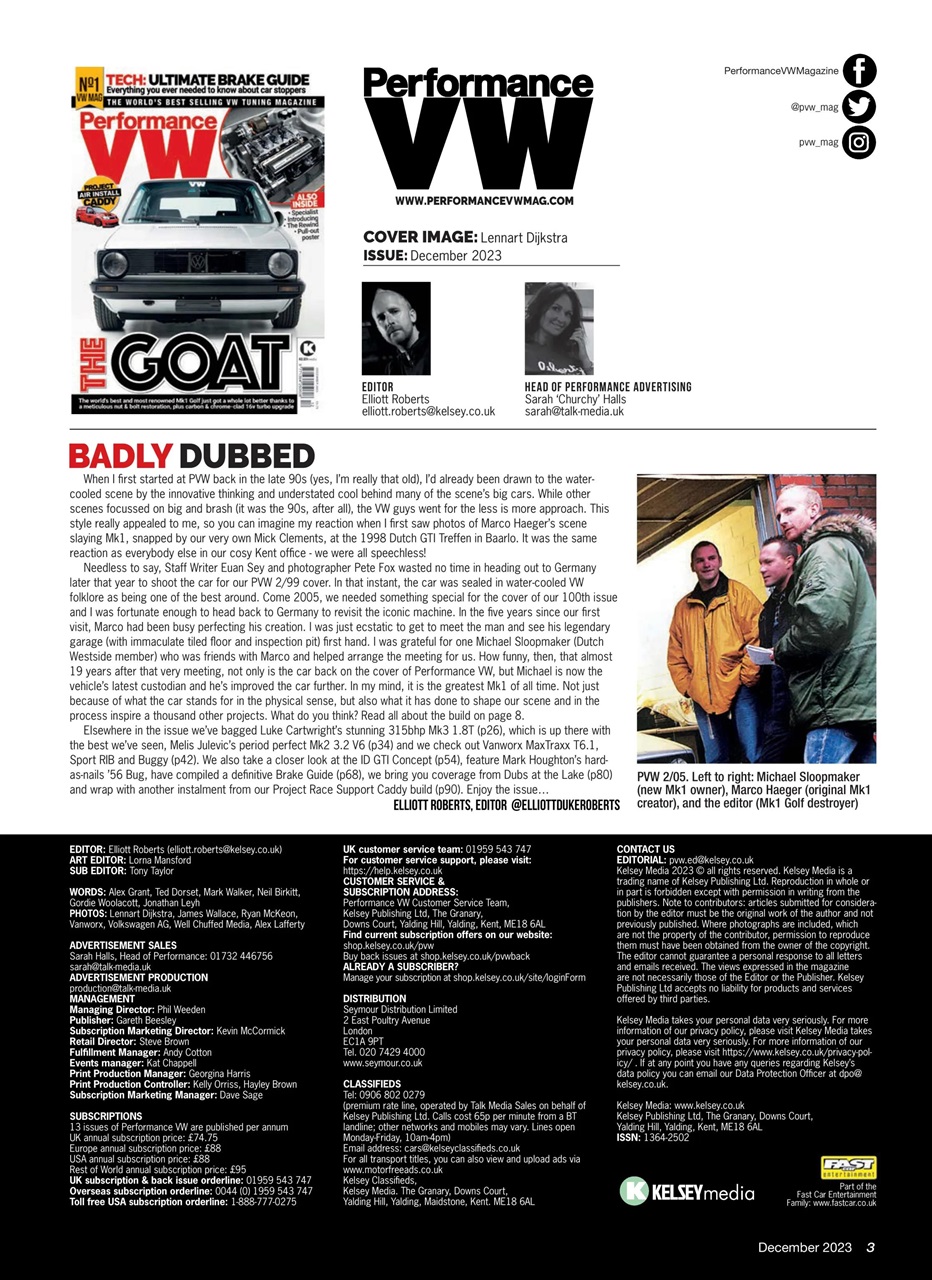 Performance VW Preview Pages