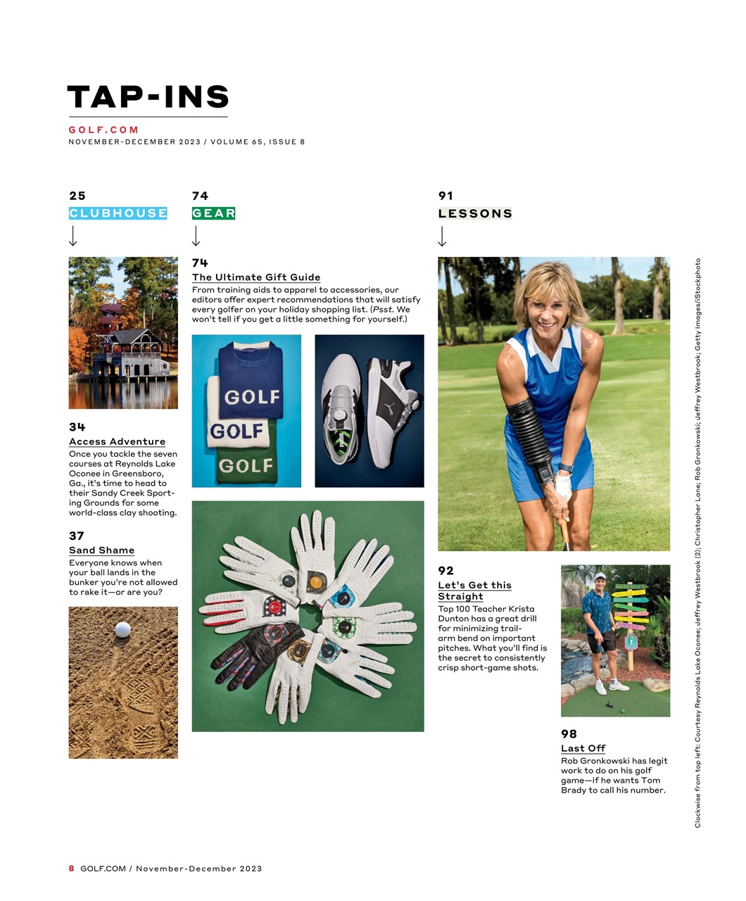 Golf Magazine Preview Pages