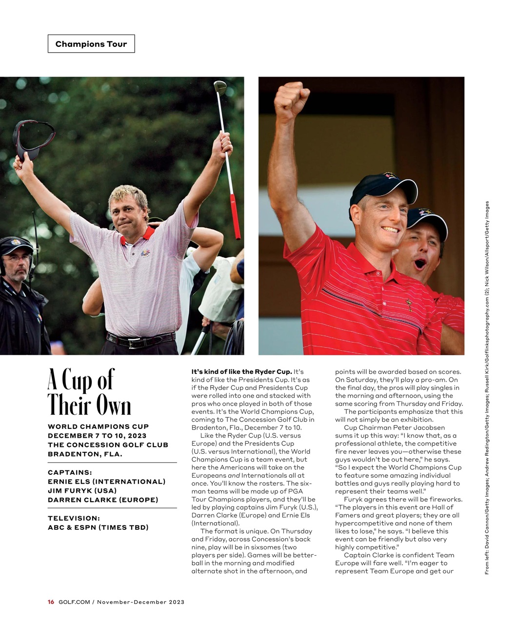 Golf Magazine Preview Pages