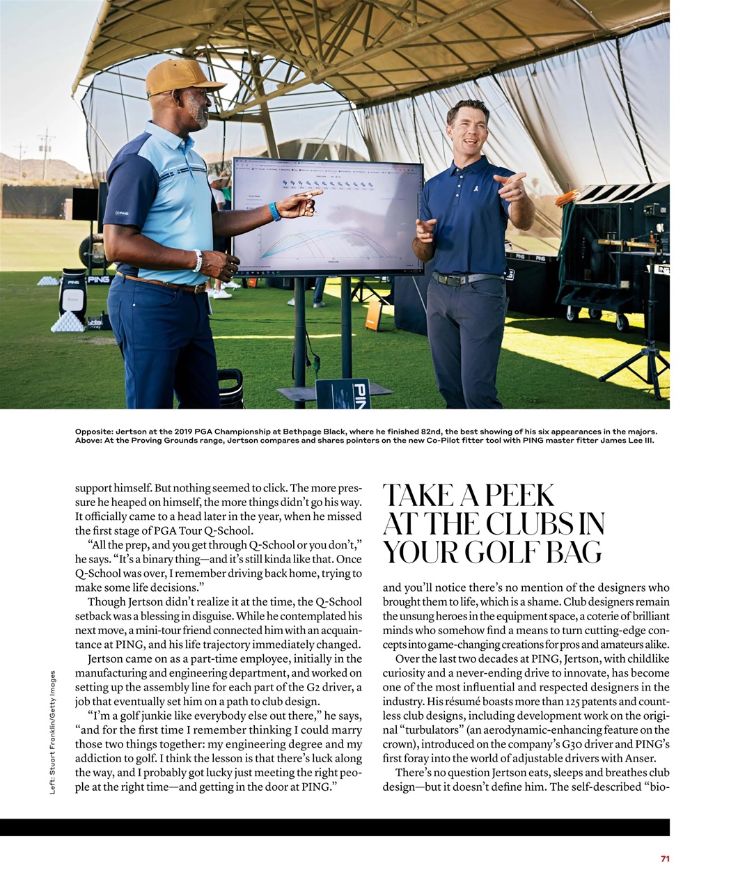 Golf Magazine Preview Pages