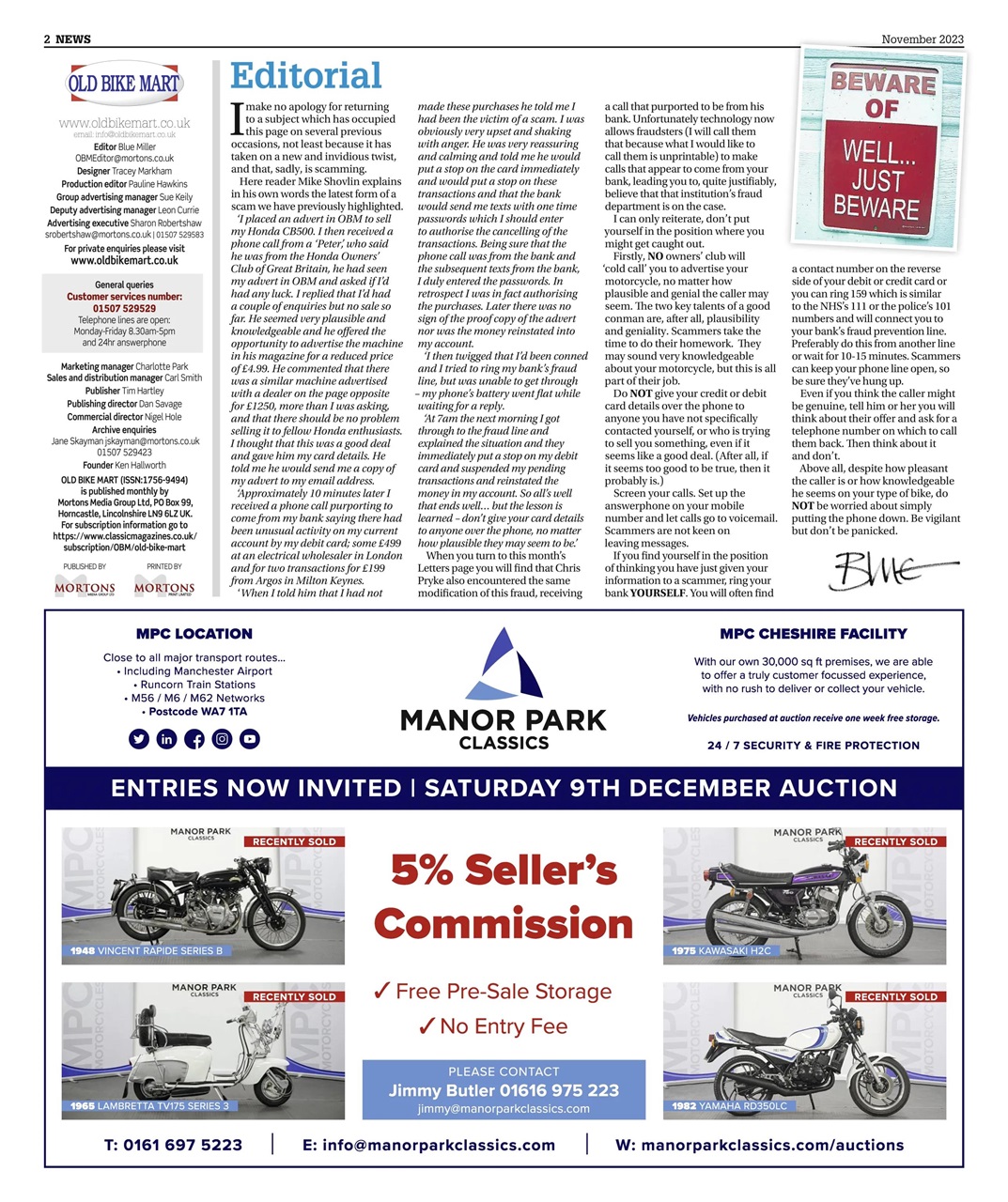 Old Bike Mart Preview Pages